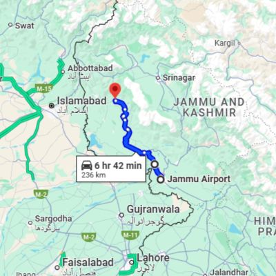 1965: Indo-Pak War (The Complete Voyage) route map